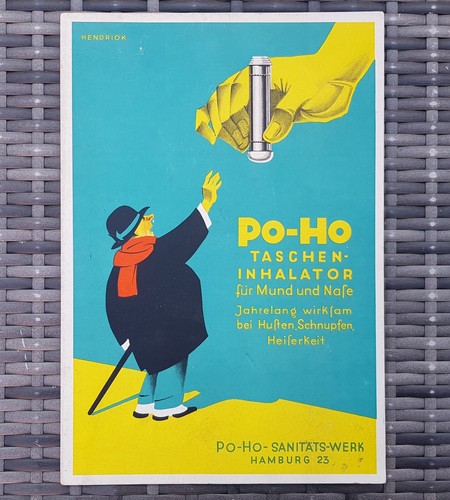 Altes pappschild ho - altes, po-ho