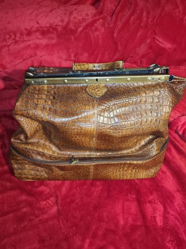 Vintage rindsleder arzttasche - vintage,