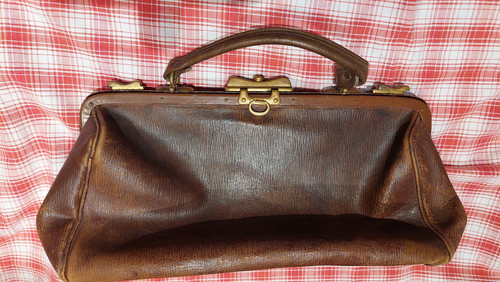 1920 arzttasche leder - 1920/30,