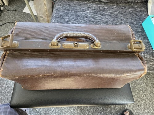 Alte leder arzttasche - alte,